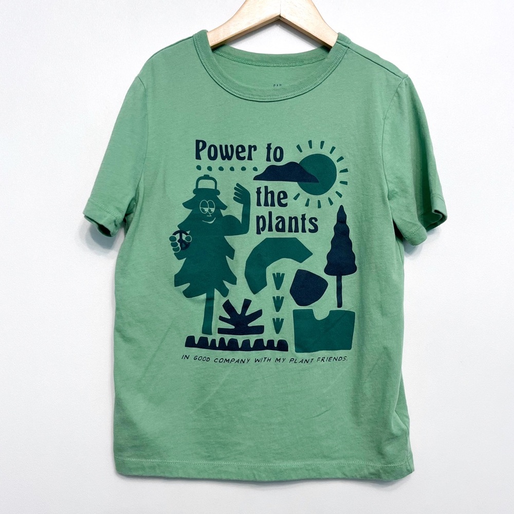 gap kids | power to the plants green organic cotton tee s